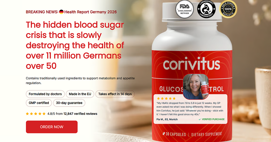 Corivitus Glucose Control "Limited Stock"2026 Corivitus Glucose Control "Limited Stock"2026