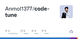 GitHub - Anmol1377/code-tune | Anmol 