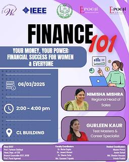 Finance 101 : IEEE x EPOCH 