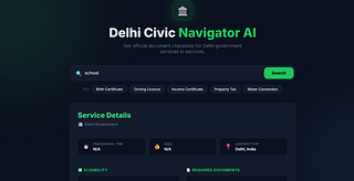 Delhi Civic Navigator AI Delhi Civic Navigator AI