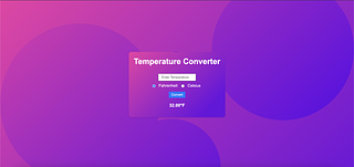 Temperature Converter