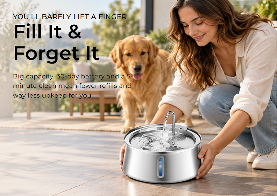 FounTail Fresh Water Dog Bowl Review (2026): Best Wireless Pet Fountain? FounTail Fresh Water Dog Bowl Review (2026): Best Wireless Pet Fountain?