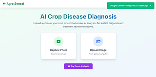 Agro Sensei – an AI-powered crop disease detection platform