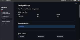 Conversational AI budget planner