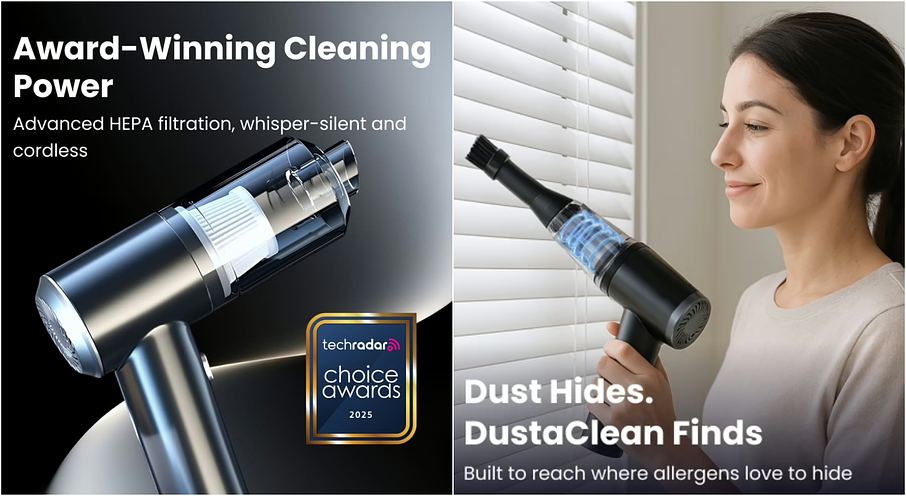 DustaClean Handheld Vacuum Review: Features, Uses and Buying Guide
