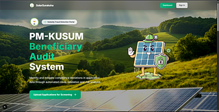 SolarSuraksha(Solar Subsidy Fraud Detector)