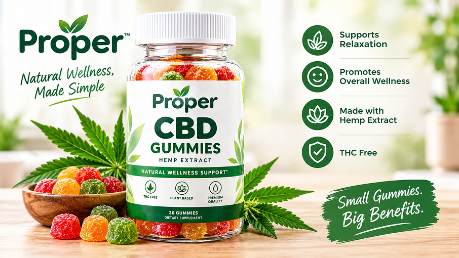 Proper CBD Gummies Review 2026 – Ingredients and Details