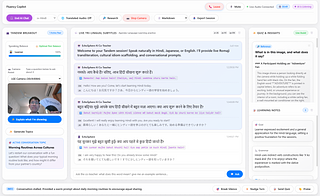 Seamless Real-Time Language Learning & International Collaboration