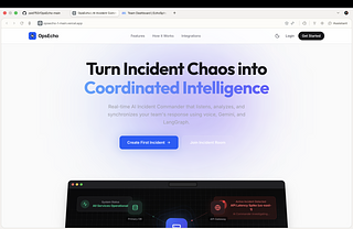 OpsEcho - Voice Incident Commander OpsEcho - Voice Incident Commander