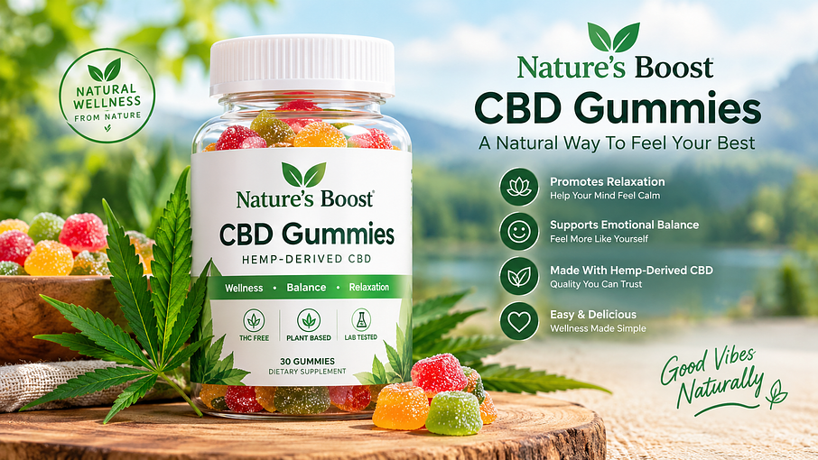 Nature’s Boost CBD Gummies – Daily CBD Wellness & Relaxation Support Nature’s Boost CBD Gummies – Daily CBD Wellness & Relaxation Support