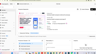 A digital health companion for menstrual health, wellness tracking, and personalized insights.