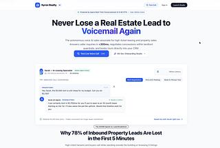 Kyron Realty AI: 24/7 Voice AI Sales & Rental Negotiator