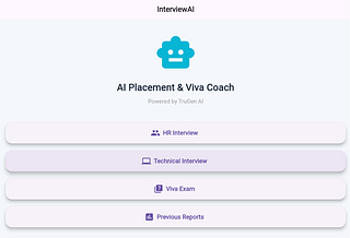 InterviewAI: AI Placement & Viva Coach InterviewAI: AI Placement & Viva Coach