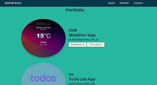 Portfolio Portfolio