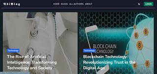 Blogging Web Application Blogging Web Application