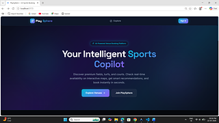 PlaySphere – Full Stack Sports Venue Booking Platform | AI-Powered Web App (MERN Project)