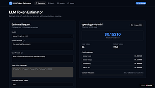 LLM Token Estimator