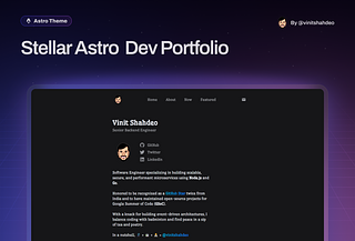 Stellar Astro Dev Portfolio
