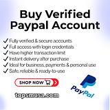 Buy Verified PayPal Accounts -100% Secure & Instant Delivery Buy Verified PayPal Accounts -100% Secure & Instant Delivery