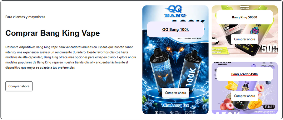 Comprar Bang King Vape Comprar Bang King Vape