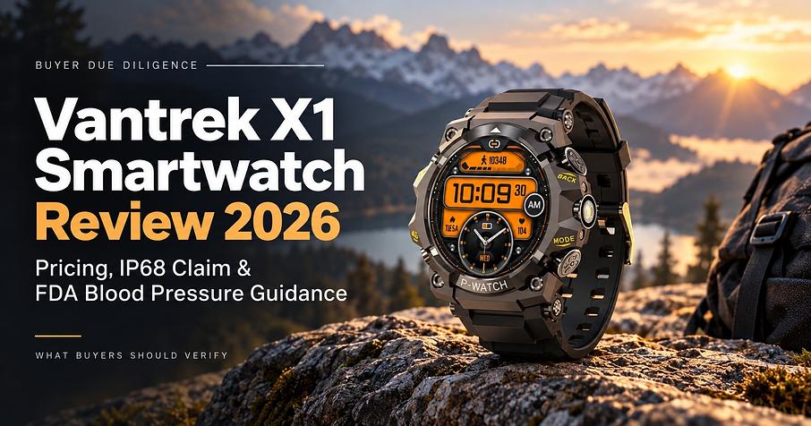 Vantrek X1 Smartwatch – Smart Features, Fitness & Everyday Convenience