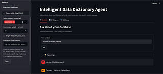 Intelligent Data Dictionary