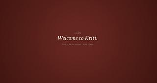 Kriti - Thoughtfully made, Authentically yours.
