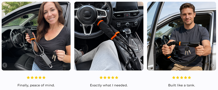 CarProtect Steering Wheel Lock CarProtect Steering Wheel Lock