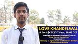 SRMS ENGINEERING STUDENT LOVE KHANDELWAL SHINES: REPRESENTED INSTITUTION IN NATIONAL CROP SURVEY HACKATHON! - SRMS CET