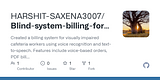 Cafeteria Billing System for Visually Impaired People