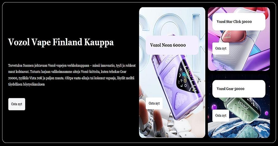 Vozol Vape Finland Kauppa