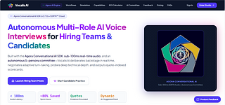 Vocalis AI - Autonomous Multi-Role AI Voice Interviews for Hiring Teams & Candidates
