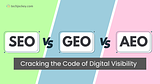 SEO vs GEO vs AEO: Let’s Clear the Confusion