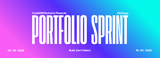 10-Days Portfolio Sprint 10-Days Portfolio Sprint