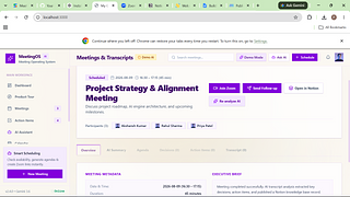 AI Meeting and follow up assistant AI Meeting and follow up assistant