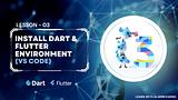 Installing Dart and Flutter Environment (VS Code) in Windows | 03 | Flutter/Dart Tutorial Beginner |