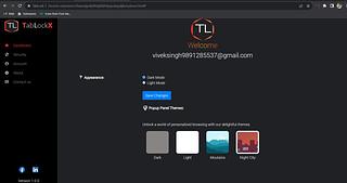 TabLockX - A Google Chrome Extension by Vivek Singh aka (imvks) TabLockX - A Google Chrome Extension by Vivek Singh aka (imvks)