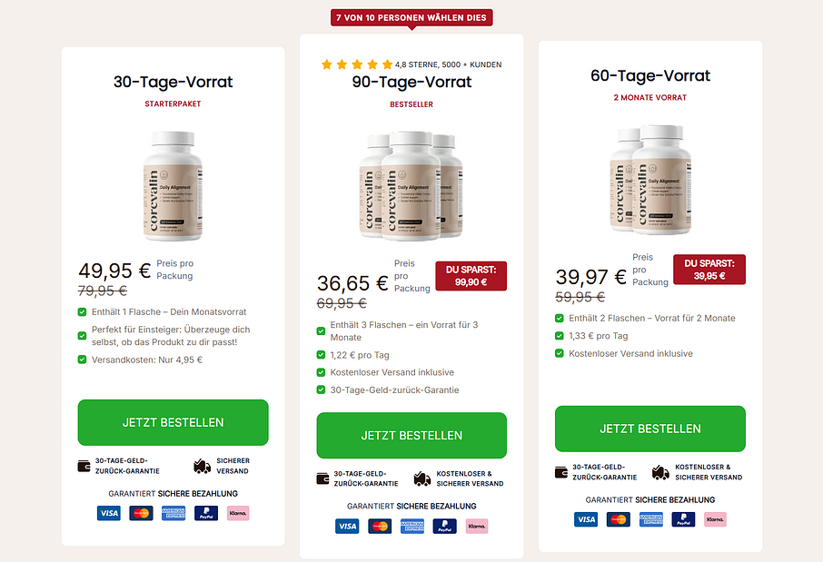 Corevalin Kapseln Bezugsquellen: Bewertungen, Inhaltsstoffe, Vorteile, Nebenwirkungen (DE) Corevalin Kapseln Bezugsquellen: Bewertungen, Inhaltsstoffe, Vorteile, Nebenwirkungen (DE)