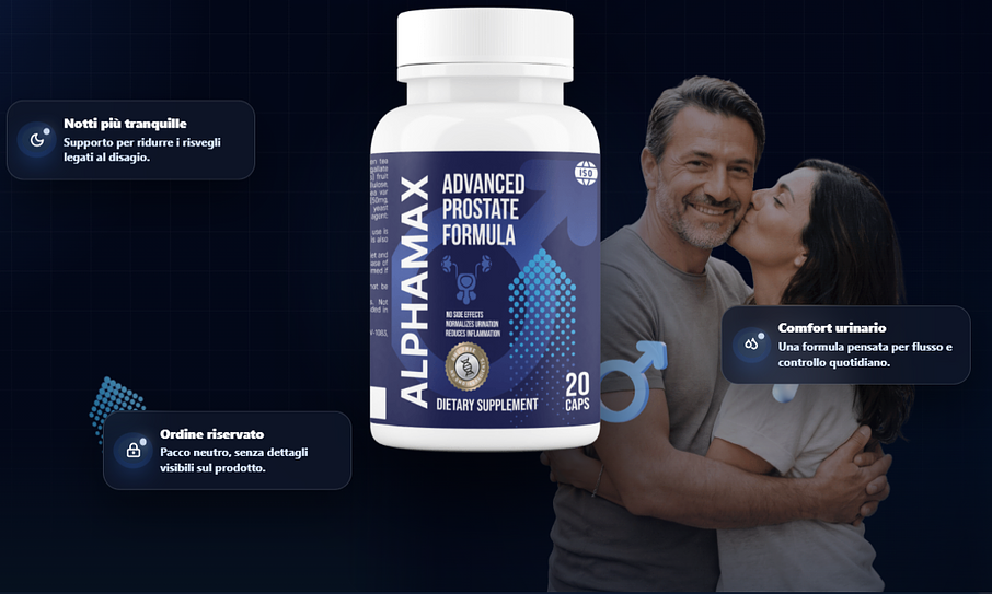 Alphamax Capsule: Energia, Controllo e Comfort Urinario Senza Stress