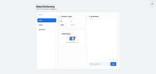 DataSentinal AI (An Intelligent Data Dictionary Agent)