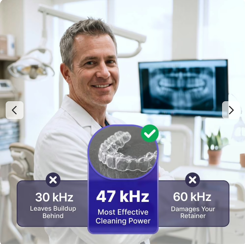 DentaSonic Ultrasonic Retainer Cleaner