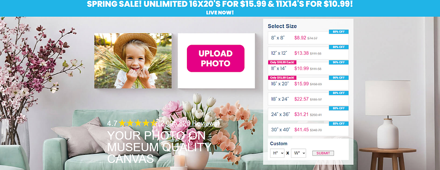Easy Canvas Prints Combo Sale Easy Canvas Prints Combo Sale