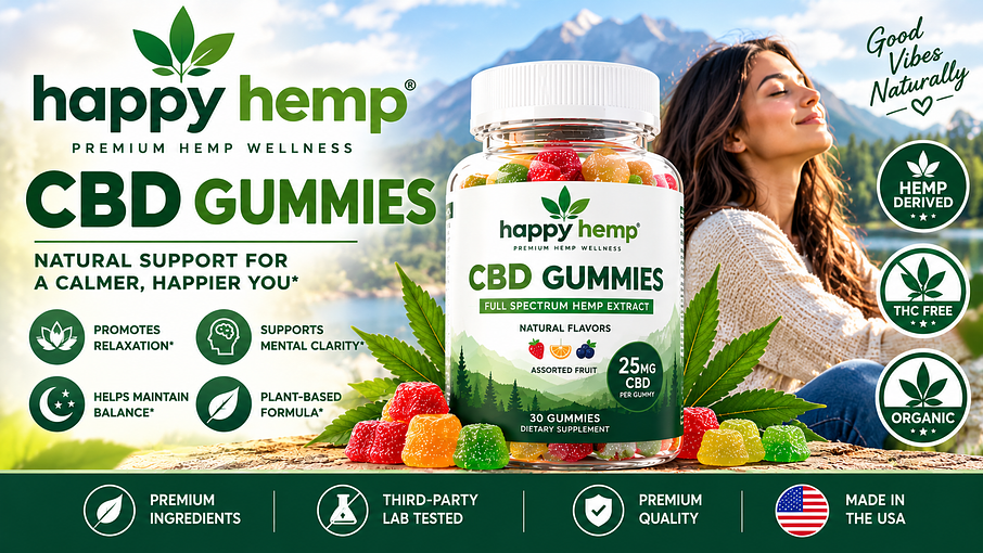 Happy Hemp CBD Gummies – Premium CBD Wellness & Daily Balance
