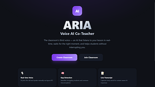 ARIA - Adaptive Real Time Instructional AI