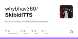 GitHub - whybhav360/SkibidiTTS: Brainrot Booster created by Vaibhav Madaan