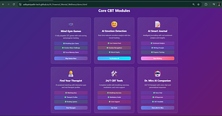 AI Powered Mental Wellness
