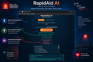 RapidAid AI — Real-Time Voice Emergency Intelligence & Response Coordination