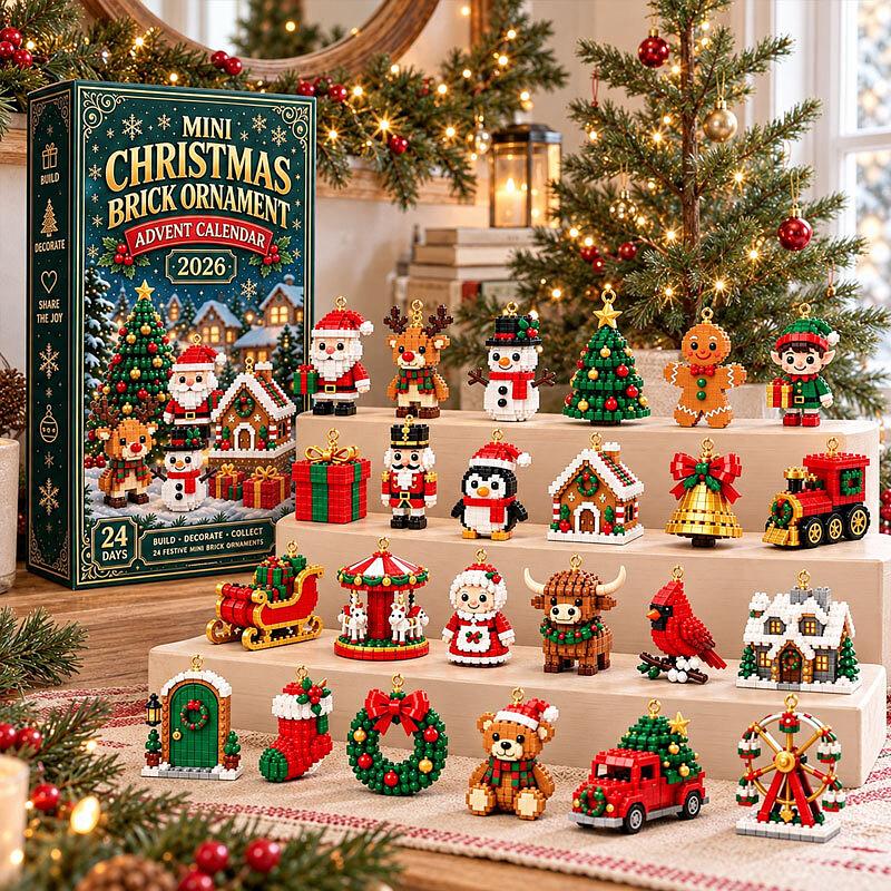 Shirem JollyBricksl™ Advent Calendar: 24 Days of Festive Fun for the Whole Family