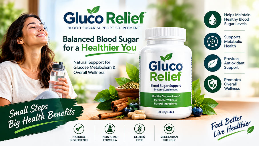 Gluco Relief – Daily Blood Sugar Wellness Support Gluco Relief – Daily Blood Sugar Wellness Support