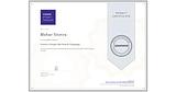 Completion Certificate for Create a Google Ads Search Campaign